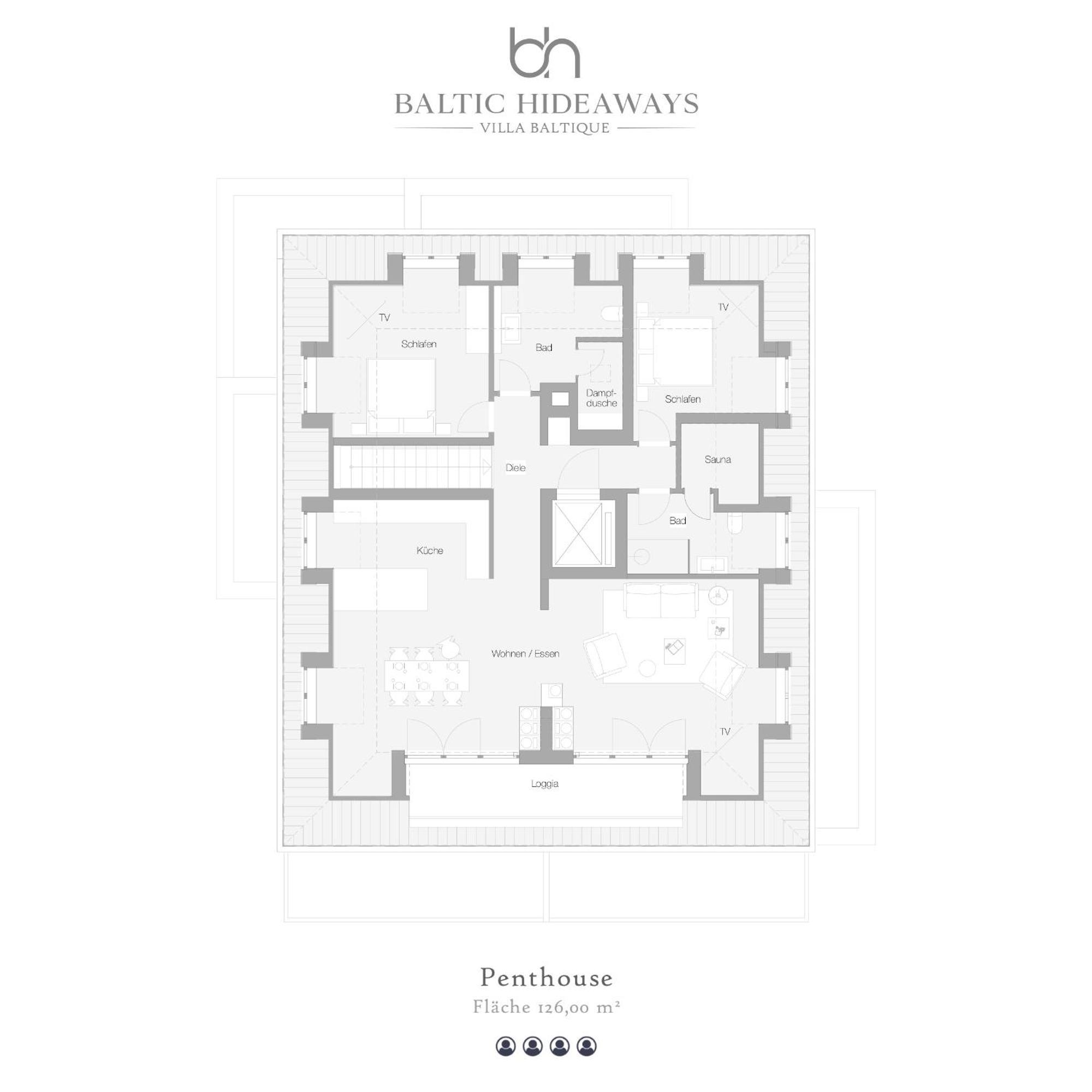Villa Baltique Sellin  Quarto foto